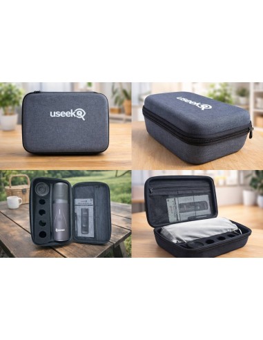 USEEK Macchina Espresso Portatile USB-C 20 bar, compatibile capsule NS e caffè macinato, con borsa da viaggio