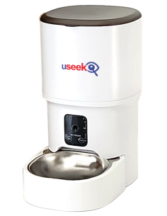 USEEK Smart Ciotola Automatica Wi-Fi per Cani e Gatti con App, videocamera e audio, pasti programmabili da smartphone 2