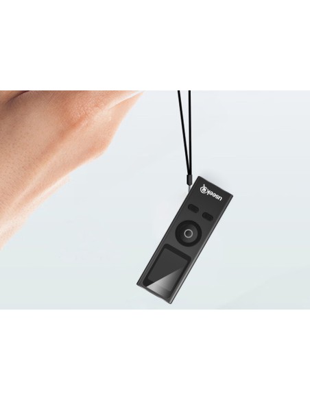 USEEK Mini Misuratore Laser Digitale 30 m USB-C, precisione 1 mm, display LCD, multifunzione Area Volume Pitagora, 28 g