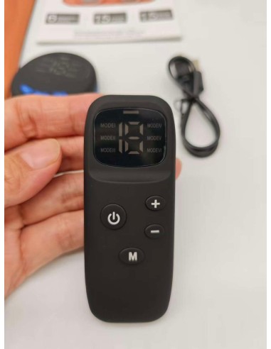 USEEK Massaggiatore Plantare EMS con telecomando, ricaricabile USB, 6 modalità e 15 intensità, sollievo dolore e circolazione